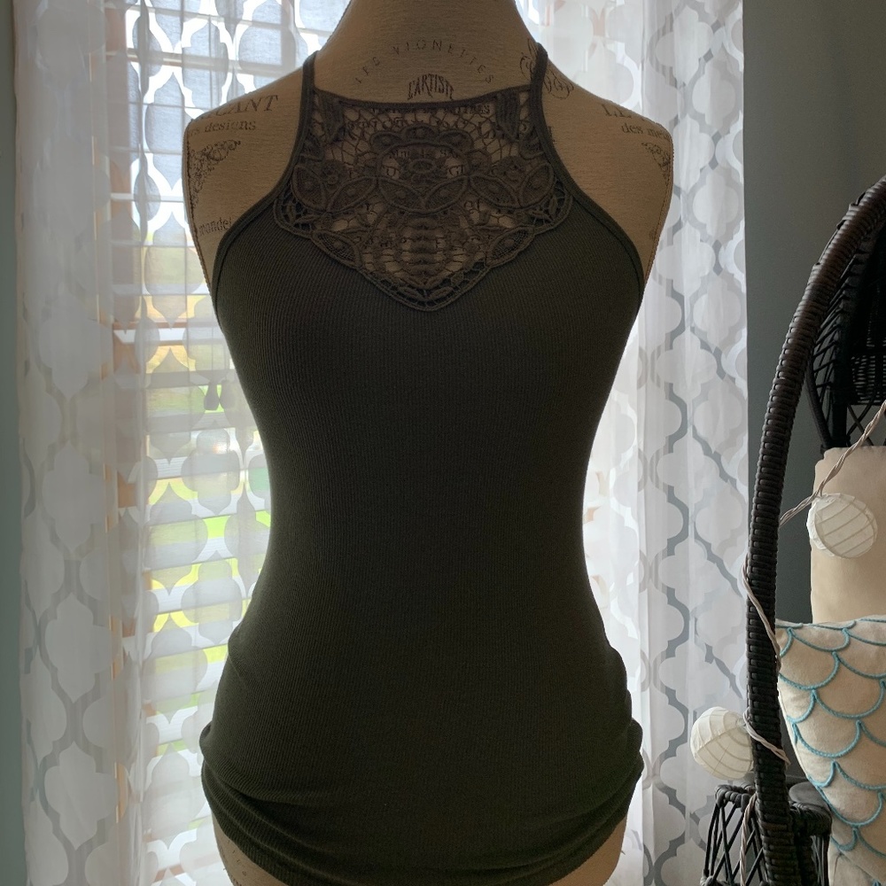 Lace Detailed Tank Top